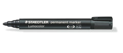 Staedtler Lumocolor Permanent Marker Bullet Tip 2mm Line Black (Pack 10) - 352-9