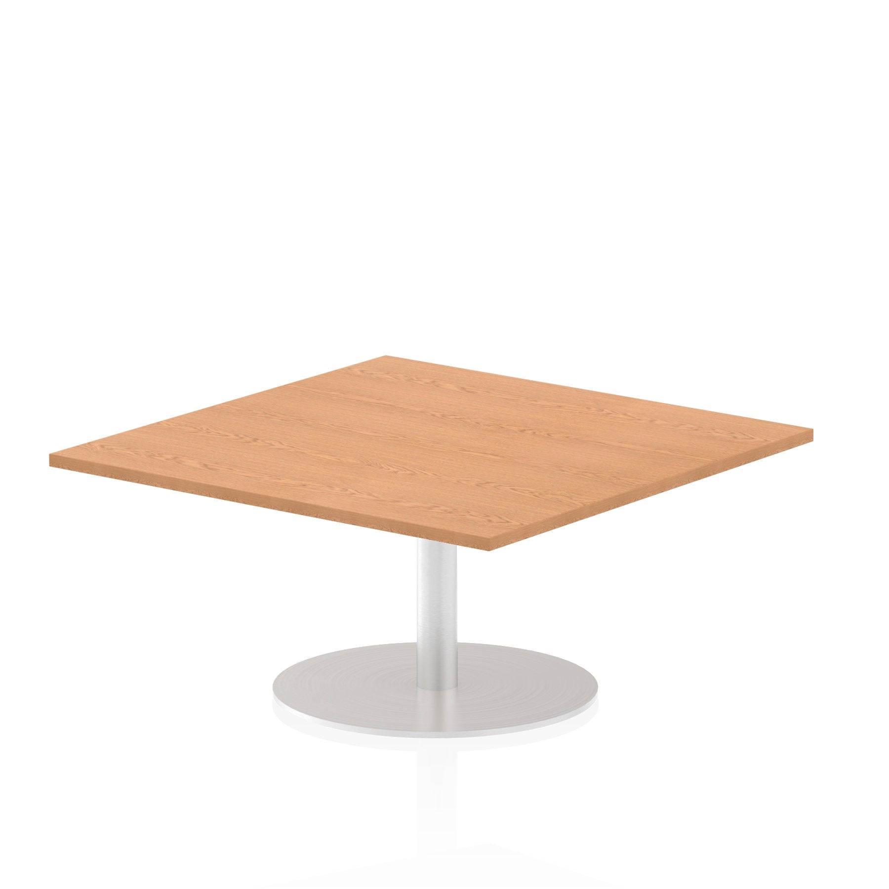 Dynamic Italia 1000mm Poseur Square Table Oak Top 475mm High Leg ITL0350 DD
