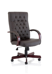 Chesterfield Executive Chair Brown Leather EX000003 DD