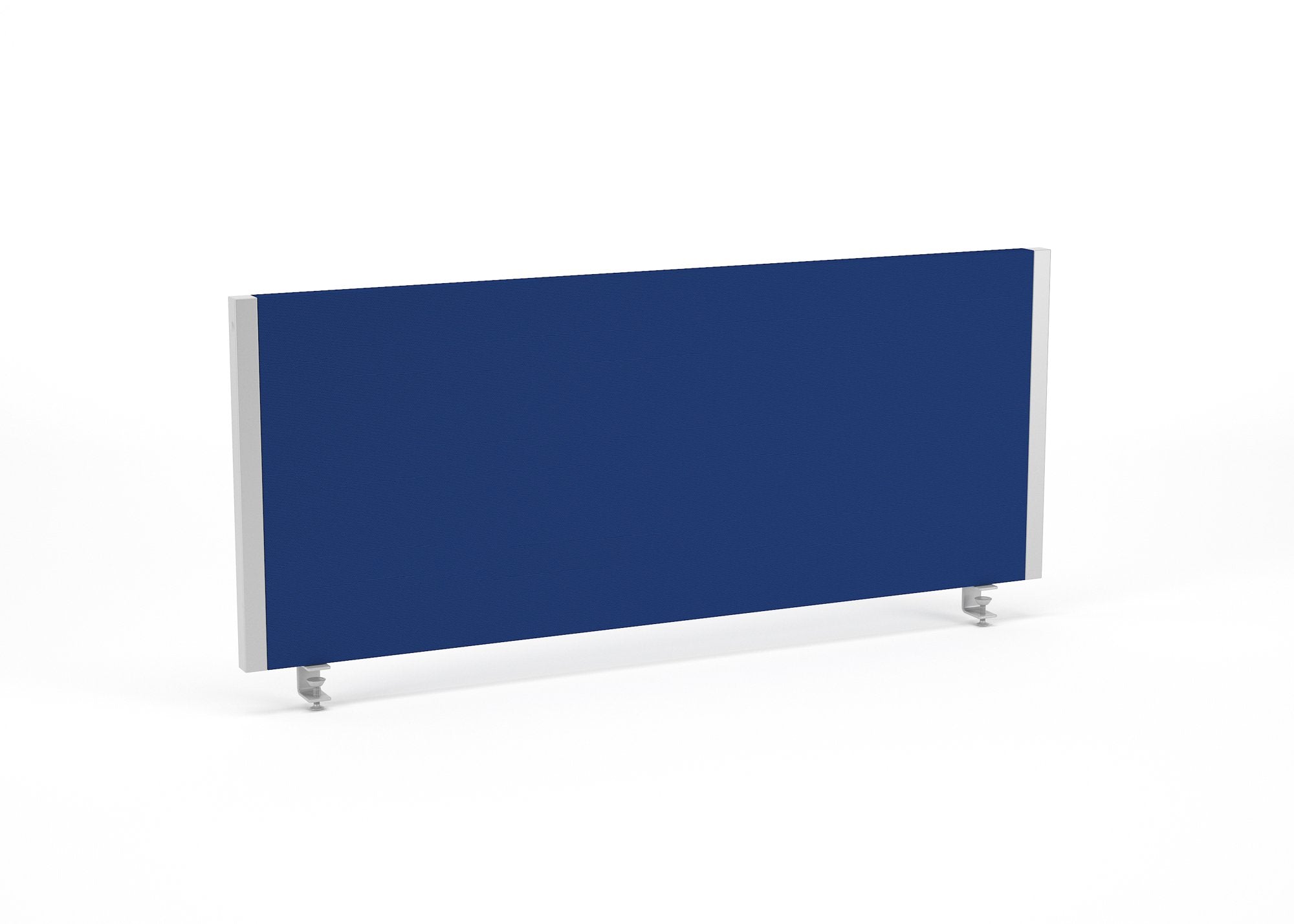 Impulse Straight Screen W1000 x D25 x H400mm Blue With Silver Frame - I000266 DD