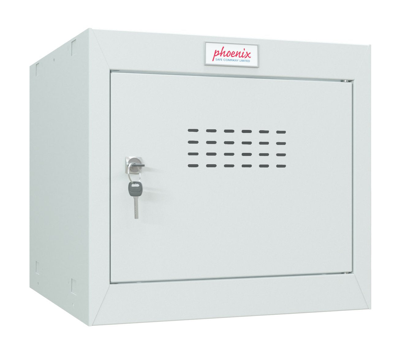 Phoenix CL Series Size 1 Cube Locker in Light Grey with Key Lock CL0344GGK DD
