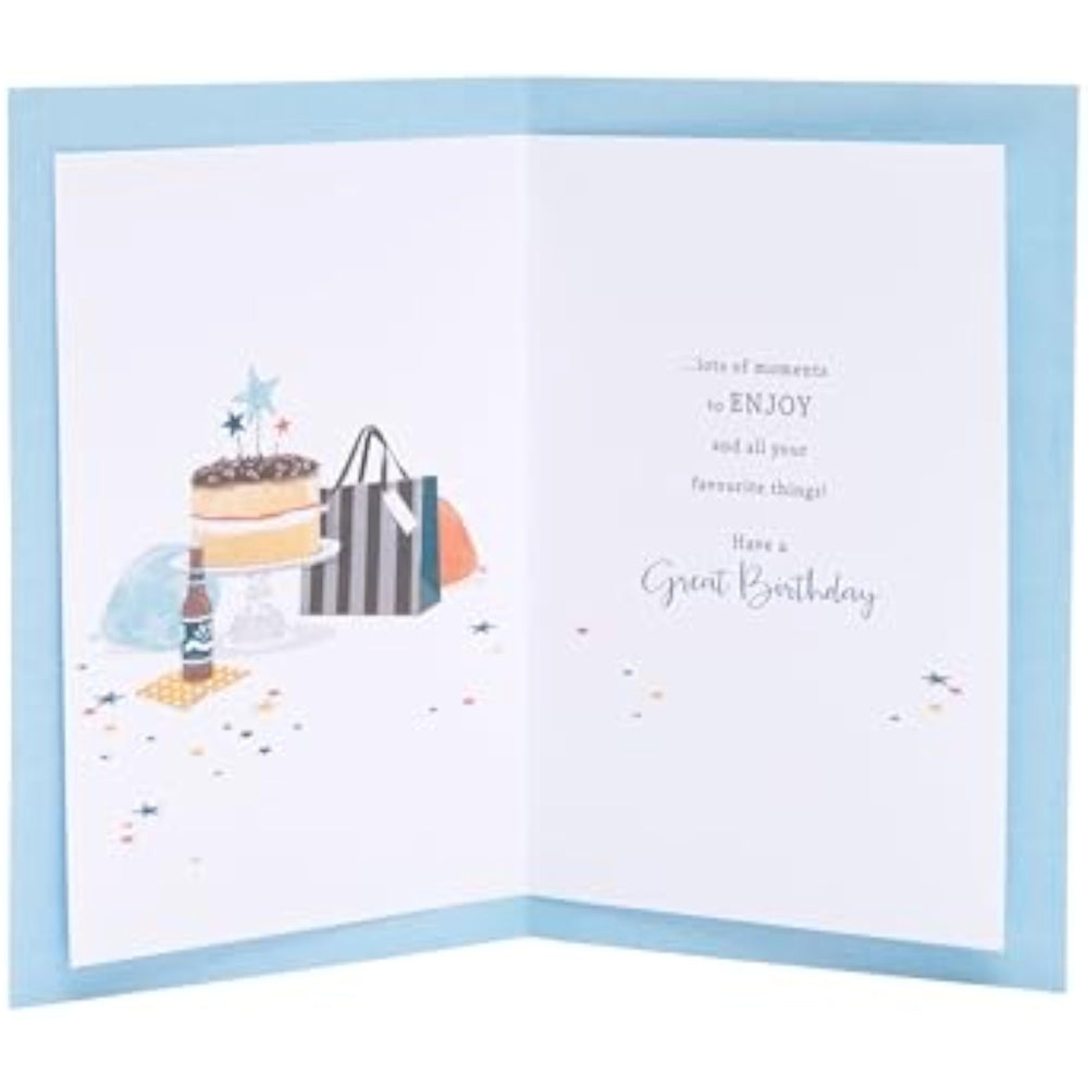 Gifts & Cake Design Birthday Card