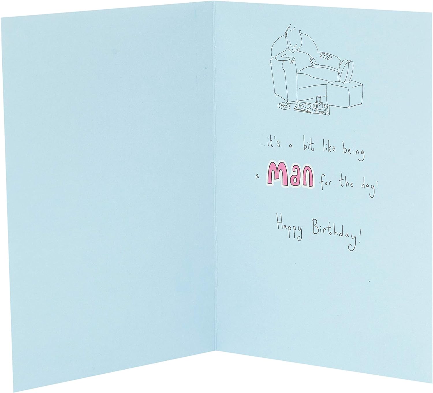 Lady of Leisure Humorous Giggles Girl Birthday Card
