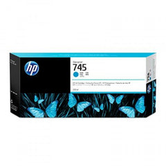 HP 745 Cyan Standard Capacity Ink Cartridge 300ml - F9K03A