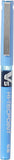 Pilot V5 Liquid Ink Rollerball Pen with 0.5 mm blue tip, showcasing a sleek design and smooth ink flow.