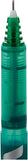 Green Pilot V5 Liquid Ink Rollerball pen with 0.5 mm tip, shown from the side on a plain background.