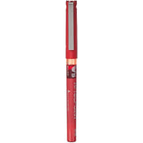 Red Pilot V5 Liquid Ink Rollerball pen with 0.5 mm tip, shown in a single pen image, highlighting smooth ink flow and sleek design.