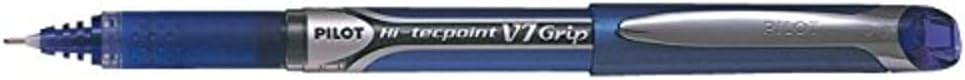 Blue Pilot V7 Liquid Ink Rollerball Pen with 0.7 mm tip, shown with the pen’s sleek design and ink refill visible.