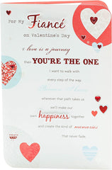 Passionate Design Fiancé Valentines Day Card