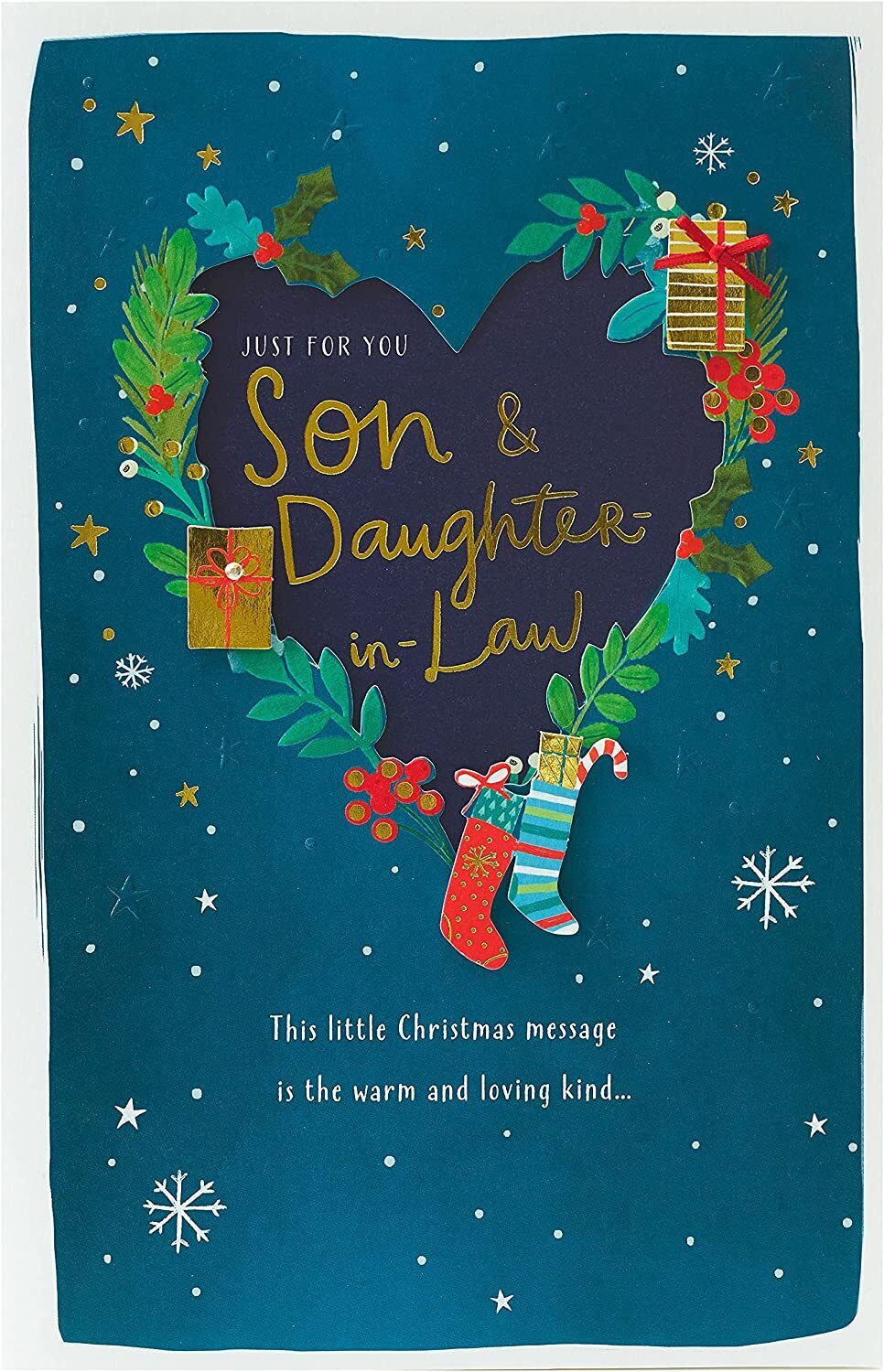 Christmas Card for Son & Daughter-in-Law - Son & Daughter-in-Law Christmas Card - Christmas Card for Special Son & Daughter-in-Law