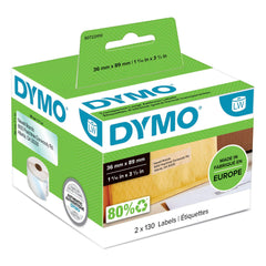 Dymo LabelWriter Large Address Label 36x89mm 260 Labels Per Roll Clear Plastic - S0722410