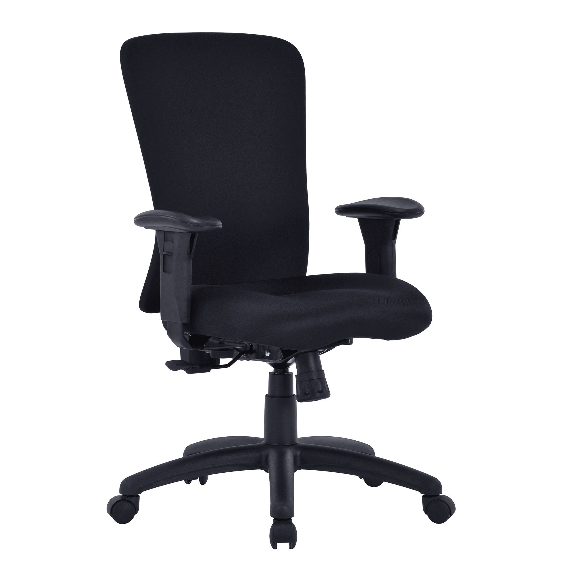Nautilus Designs Fortis Bariatric Fabric Task Operator Office Chair With Integrated Lumbar Support Black - BCF/K360/BK DD