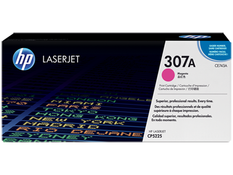 HP 307A Magenta Standard Capacity Toner 7.3K pages for HP Color LaserJet CP5225 - CE743A