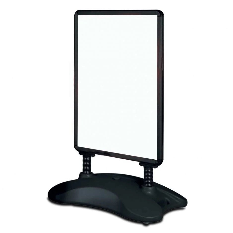 SECO Budget Double-sided Forecourt Sign A0 Black - BLACKFORA0 DD