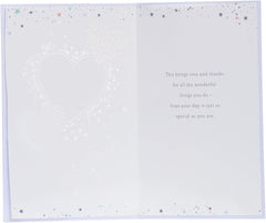 UK Greetings Father's Day Card for Husband - Love Heart Design
