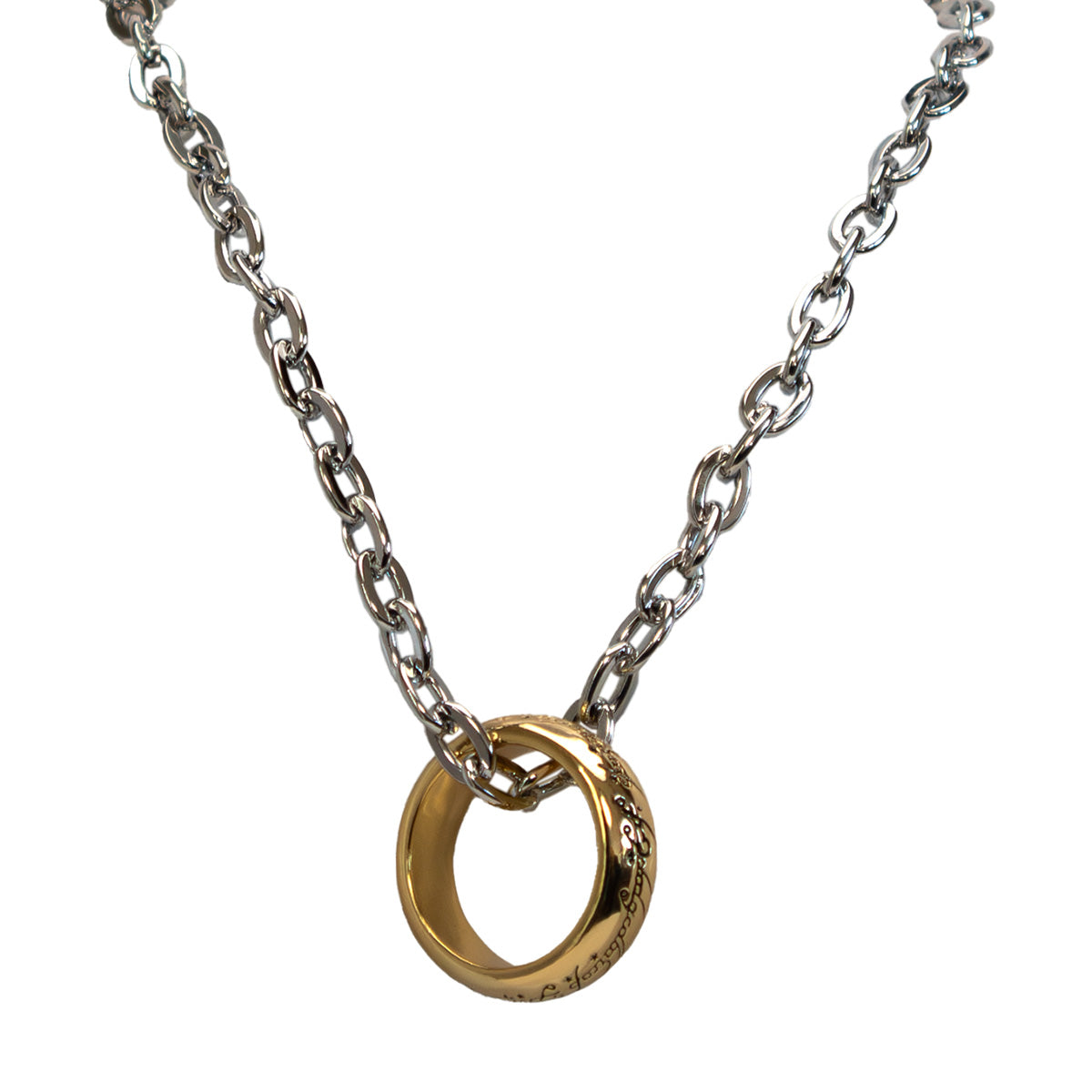 The Lord of the Rings One Ring Stainless Steel Pendant Necklace