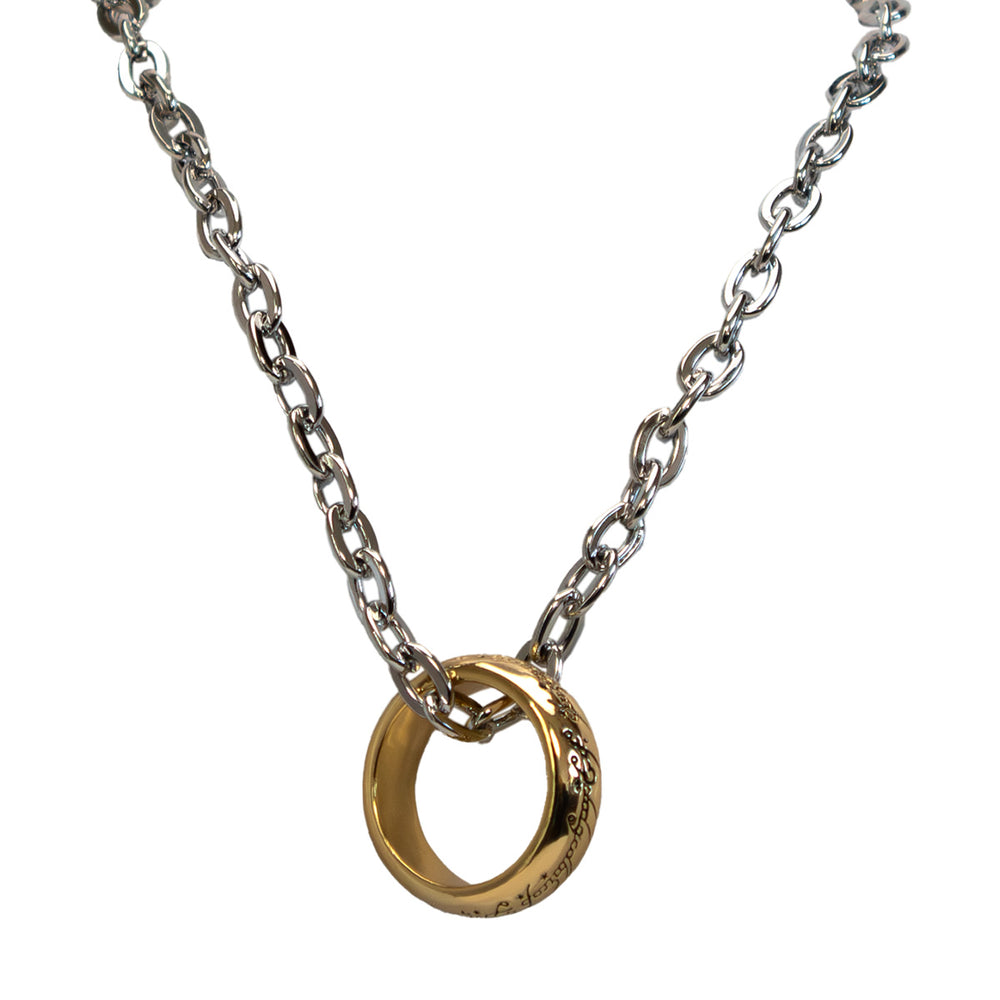 The Lord of the Rings One Ring Stainless Steel Pendant Necklace