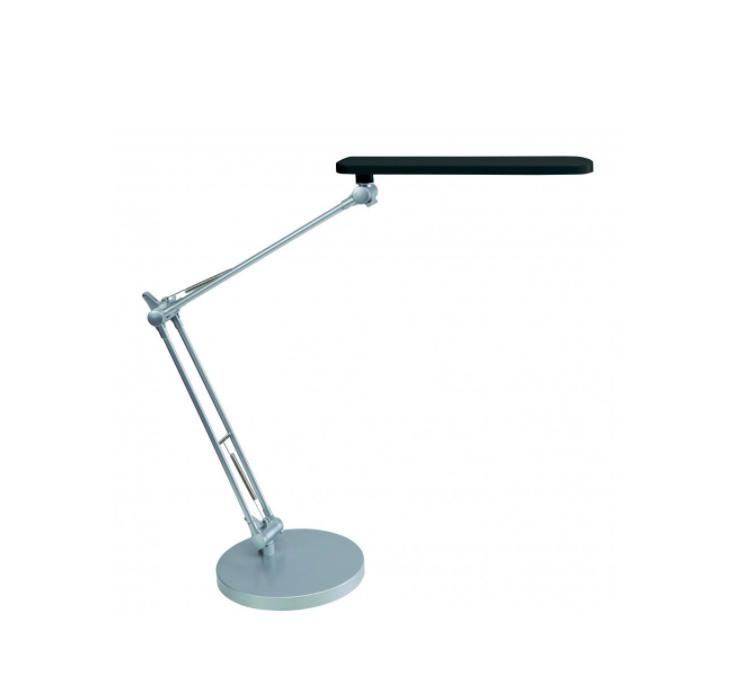 Alba Trek LED Desk Lamp Black and Silver LEDTREK N UK