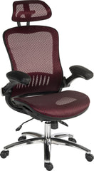 Teknik Harmony High Back Executive Mesh Office Chair With Height Adjustable Arms Red - 6956RED DD