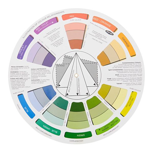 Premier 20cm extra large color wheel for art and craft projects showing vibrant color sections and a sturdy plastic frame.