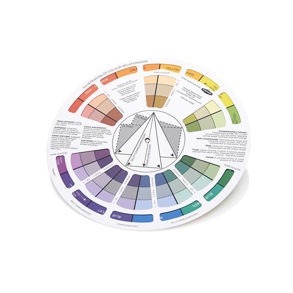 Premier 20cm extra large color wheel for art and craft projects, featuring vibrant color segments and a sturdy design.
