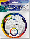 Premier Icon 13cm Pocket Colour Wheel, compact office supplies tool for color matching and design projects.