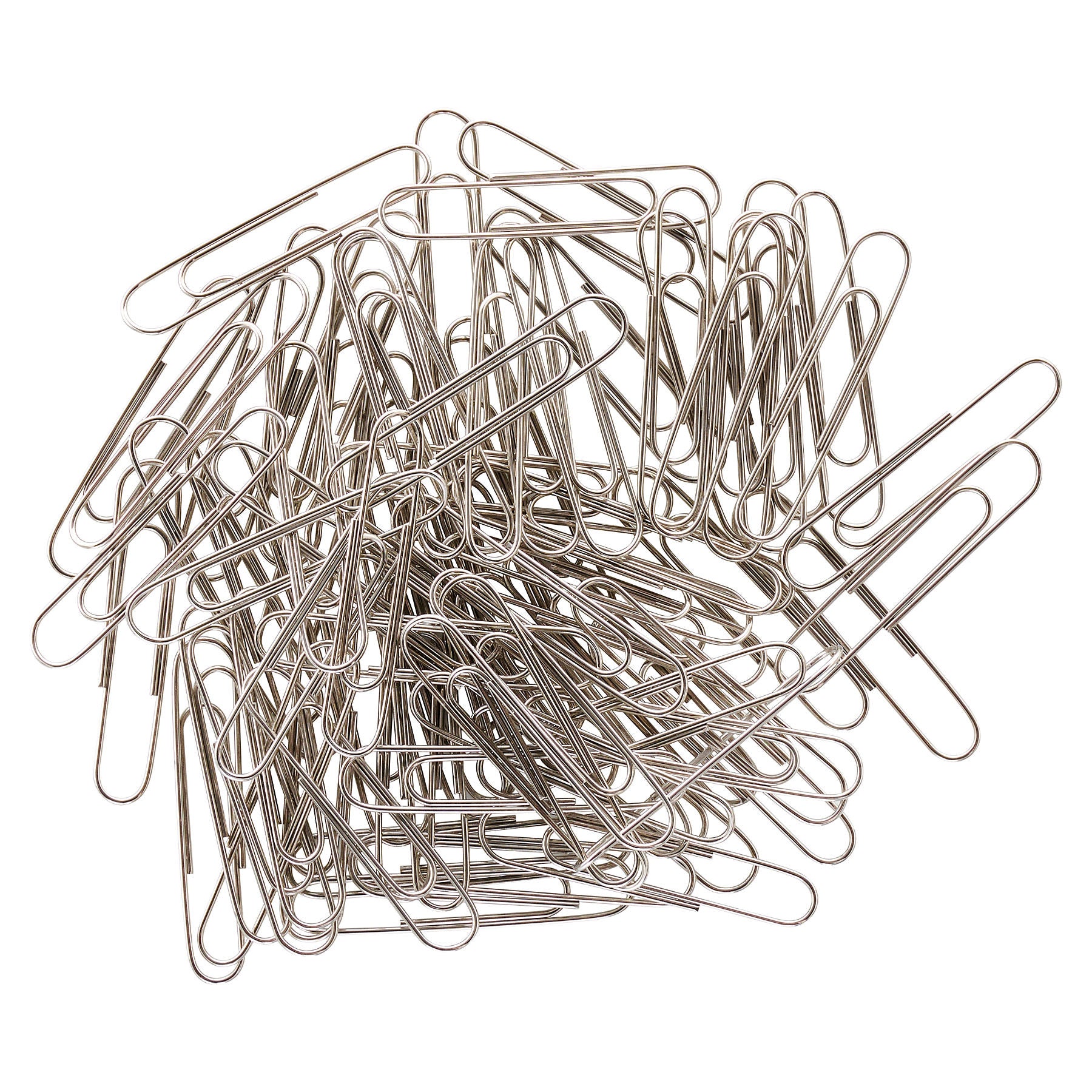 Premier Card 80 jumbo 50mm paper clips in a pack, featuring large, durable paper clips for secure document organization.
