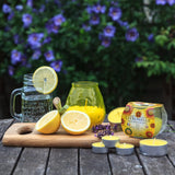 Set of 25 Price's Candle citronella tealight candles, scented tealights for outdoor and indoor use, natural citronella aroma.