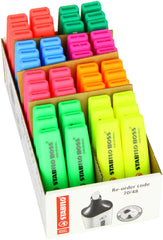 STABILO BOSS ORIGINAL Highlighter Storepack Chisel Tip 2-5mm Line 8 Assorted Colours (Pack 48) - UK/70/48-2