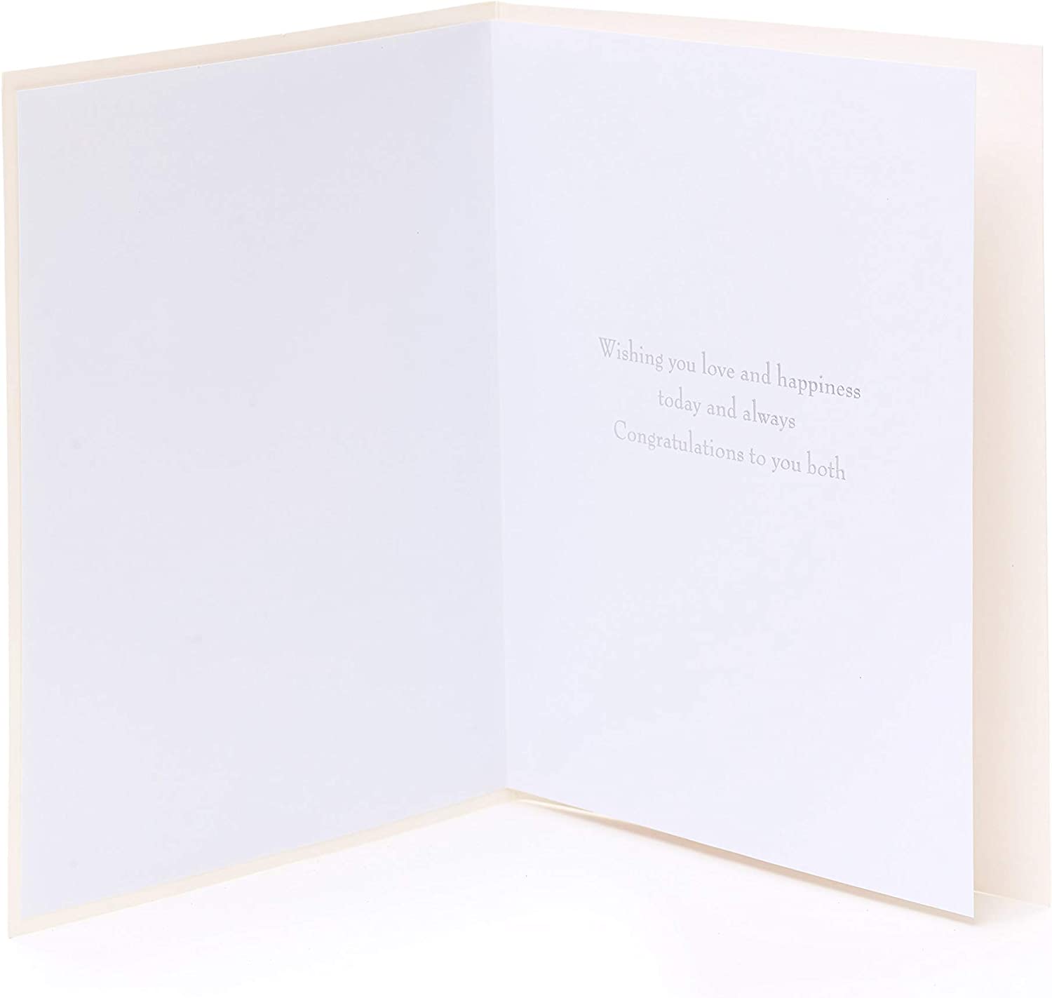 For Couple Just Married Contemporary Photographic Wedding Card