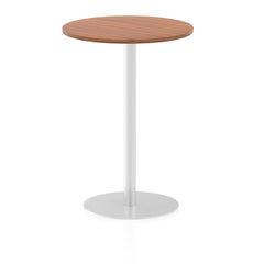 Dynamic Italia 600mm Poseur Round Table Walnut Top 1145mm High Leg ITL0113 DD