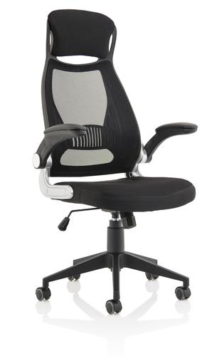 Saturn Executive Chair with Mesh Back Black