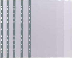 Pack of 100 A4 100% Recycled Premier Multi-Punched Pockets – 90 Microns, Durable & Eco-Friendly