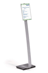 Durable Aluminium Info Sign Stand with Cast Iron Base & Acrylic A4 Panel - 481223 DD