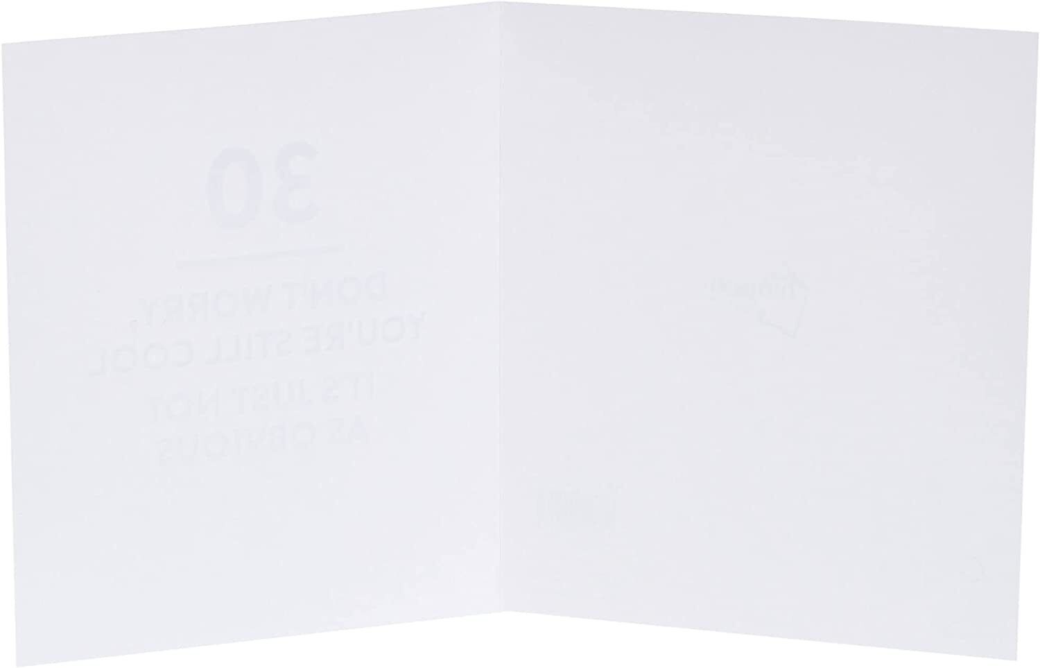 Funny 30th Birthday Card