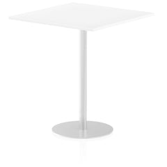 Dynamic Italia 1000mm Poseur Square Table White Top 1145mm High Leg ITL0360 DD