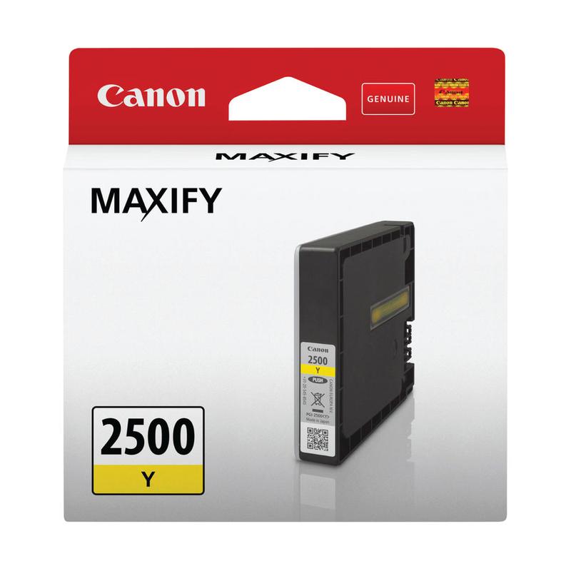 Canon PGI2500Y Yellow Standard Capacity Ink Cartridge 700 pages - 9303B001