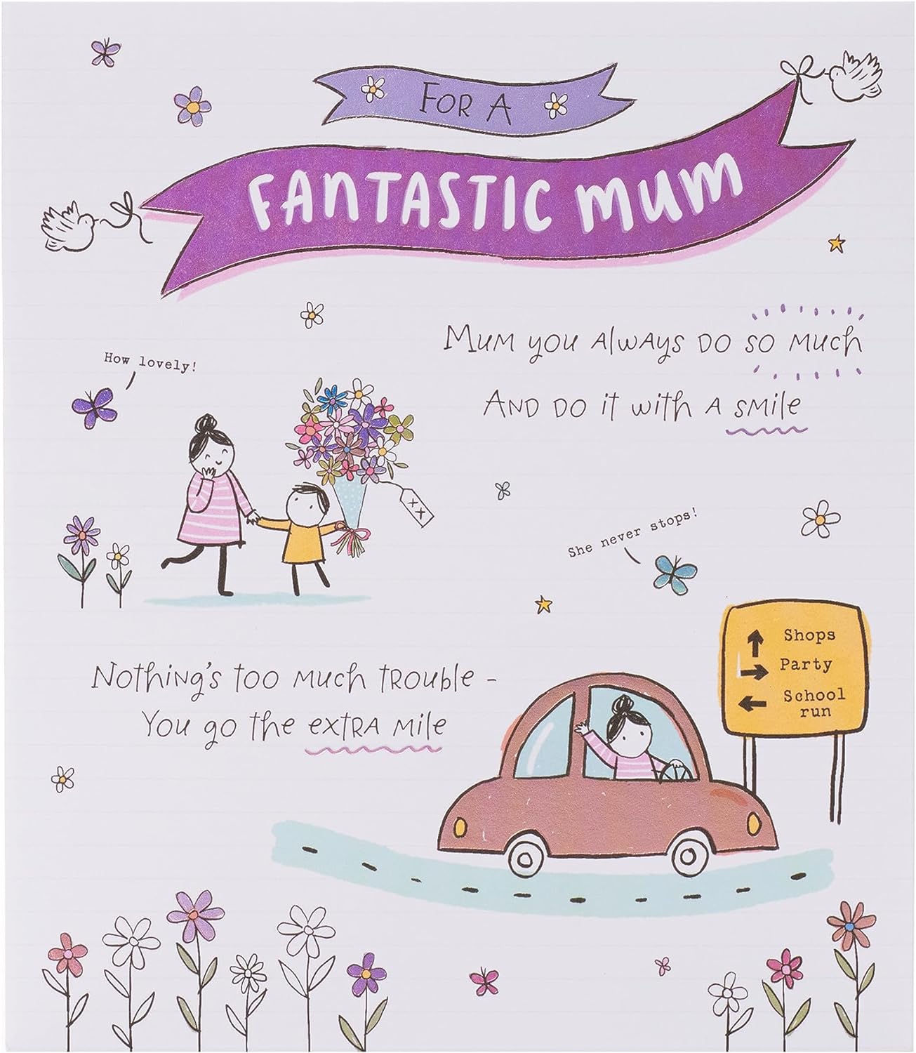 Adorable Poem Mum Birthday Card
