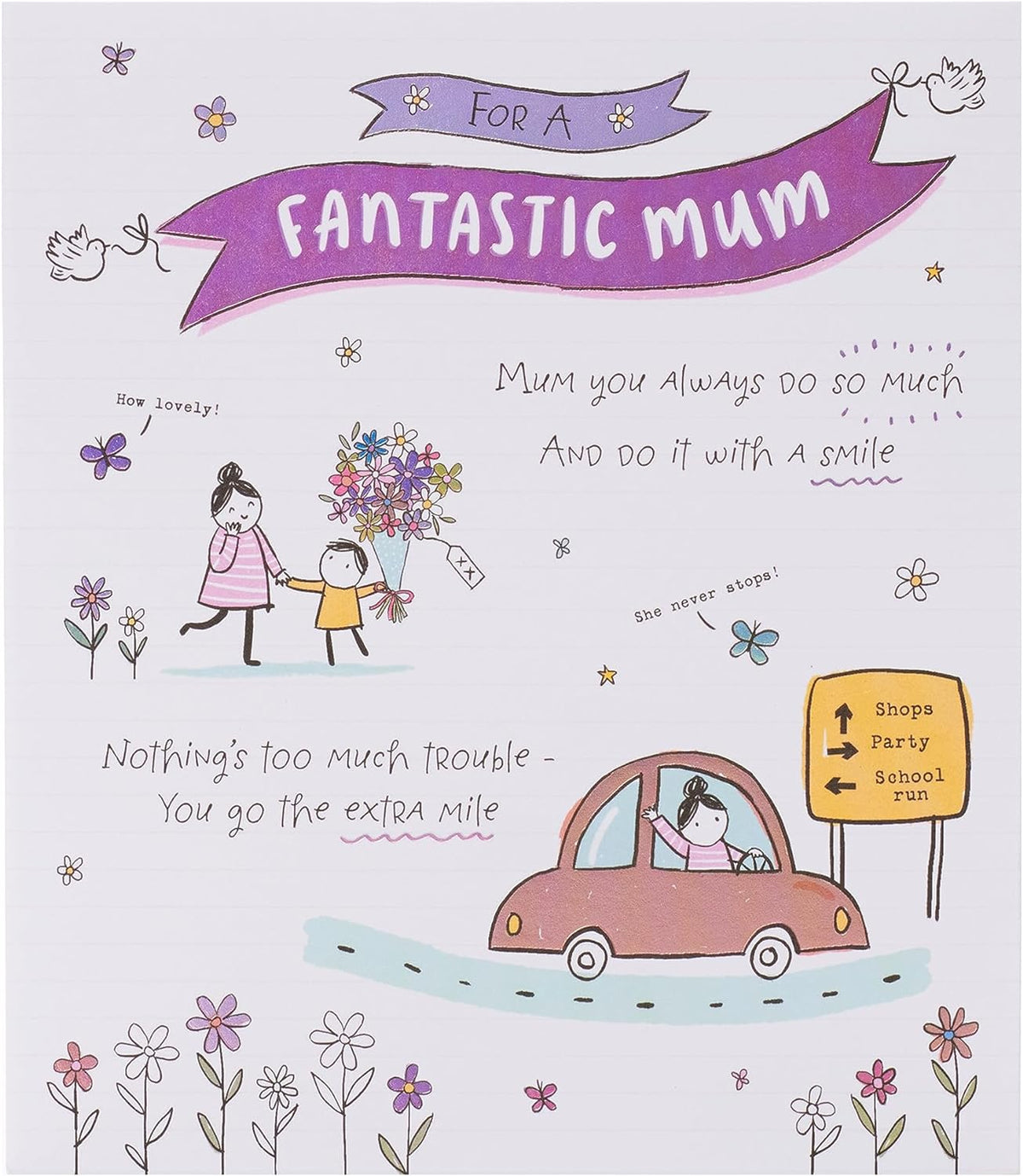 Adorable Poem Mum Birthday Card