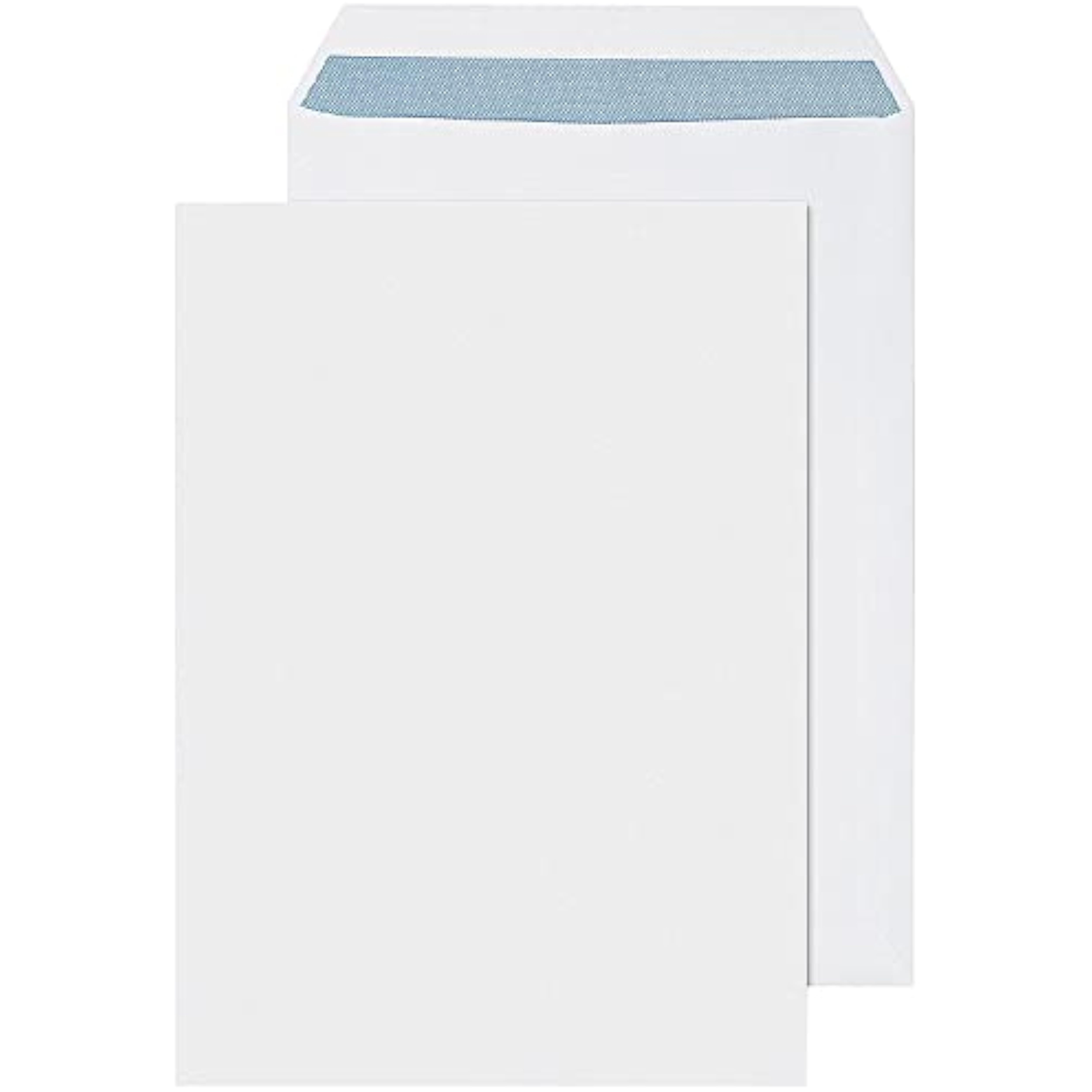 Q-Connect C5 pocket self-seal white envelopes, 100gsm, pack of 500, ideal for mailing and document organization.