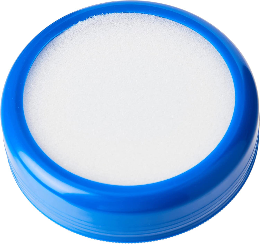 Blue sponge damper by Q-Connect, designed for sound absorption and vibration damping in electronic or audio equipment.
