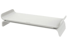 Leitz Ergo Adjustable Monitor Stand with 2 Height Settings Suitable for Monitors upto 27inches Light Grey - 65040085