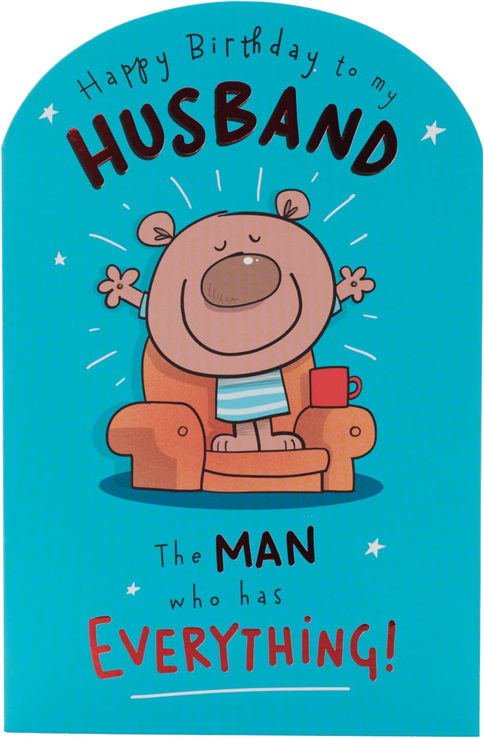 UK Greetings Birthday Card for Husband - Funny Design
