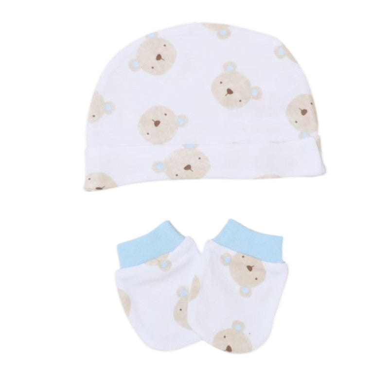 Send It By White & Blue Teddy Bear 5 Piece Set