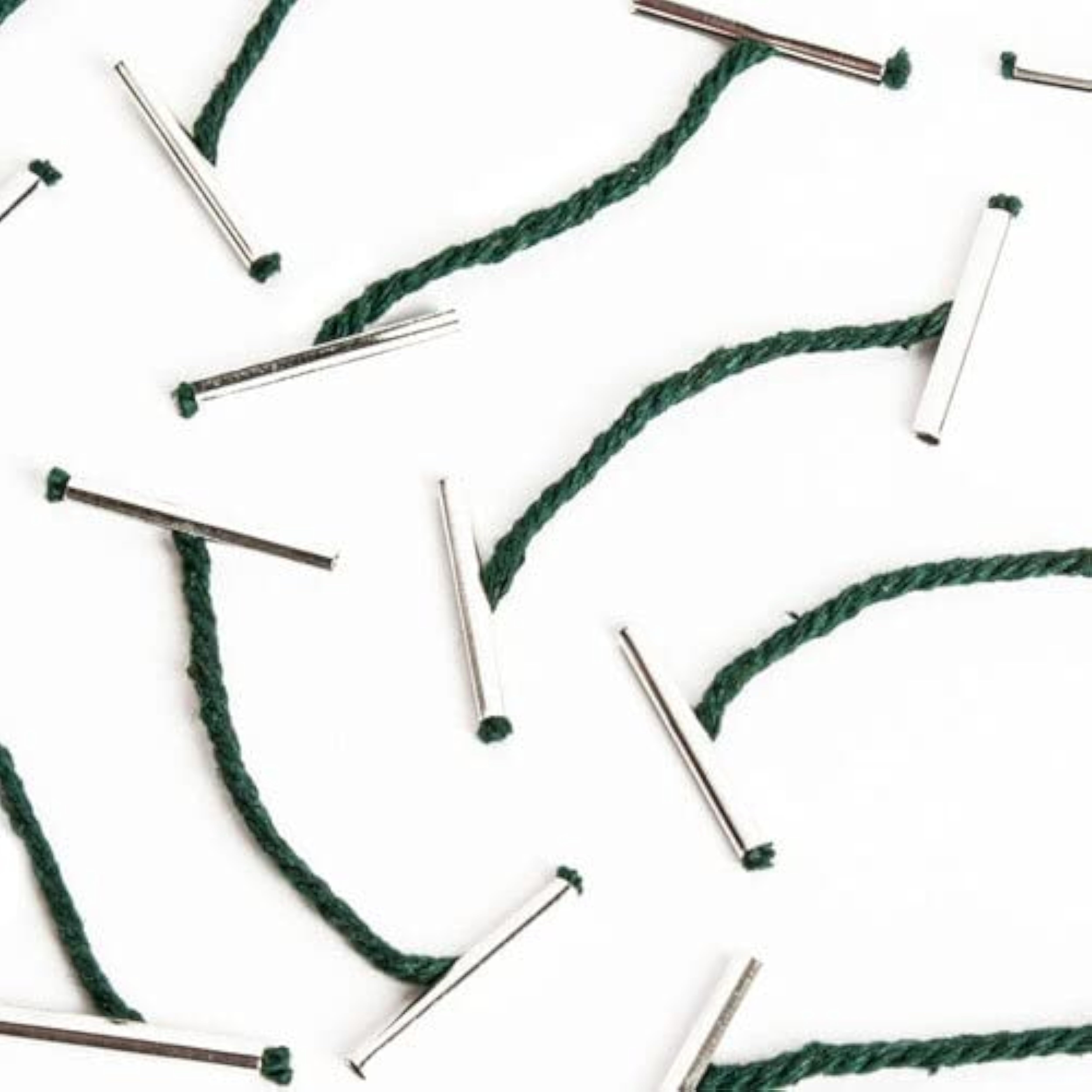 Q-Connect 25mm Green Metal 100 Treasury Tags