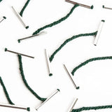 Q-Connect 25mm Green Metal 100 Treasury Tags