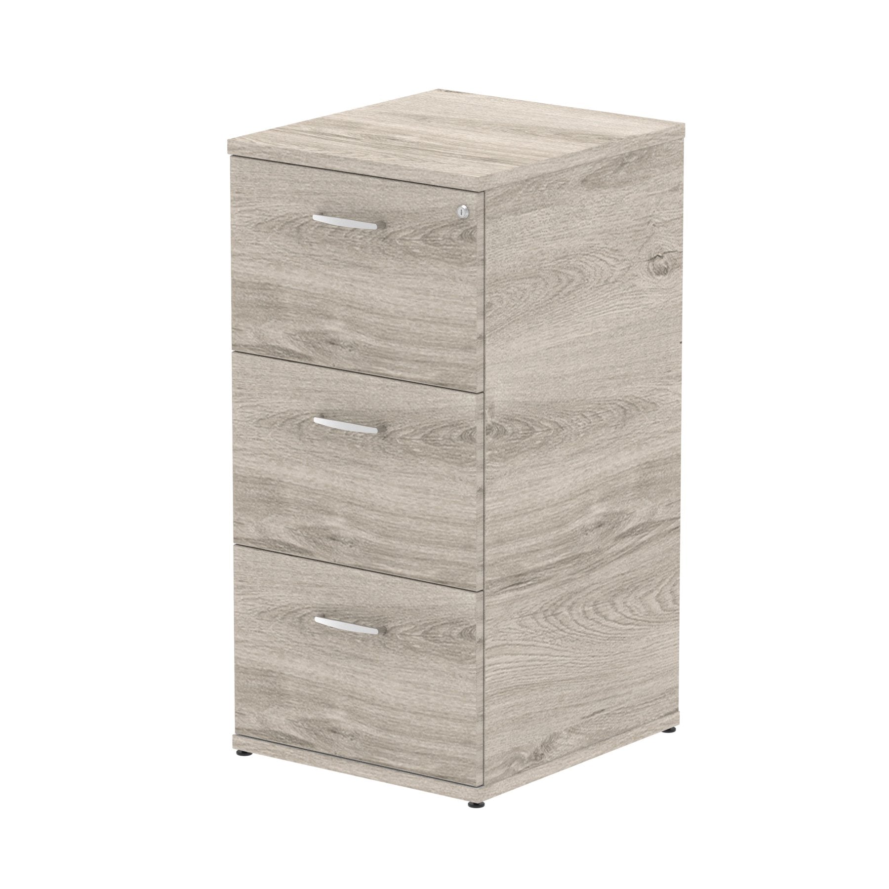 Impulse 3 Drawer Filing Cabinet Grey Oak I003242 DD