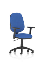 Eclipse Plus I Blue Chair With Adjustable Arms KC0019 DD