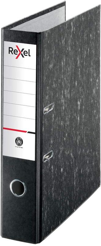 Rexel Lever Arch File Paper on Board A4 75mm Spine Width Black 2115547
