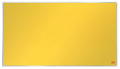 Nobo Impression Pro Widescreen Yellow Felt Noticeboard Aluminium Frame 710x400mm 1915429